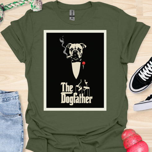 The Dogfather - V5 - Having a Cigar T-Shirt